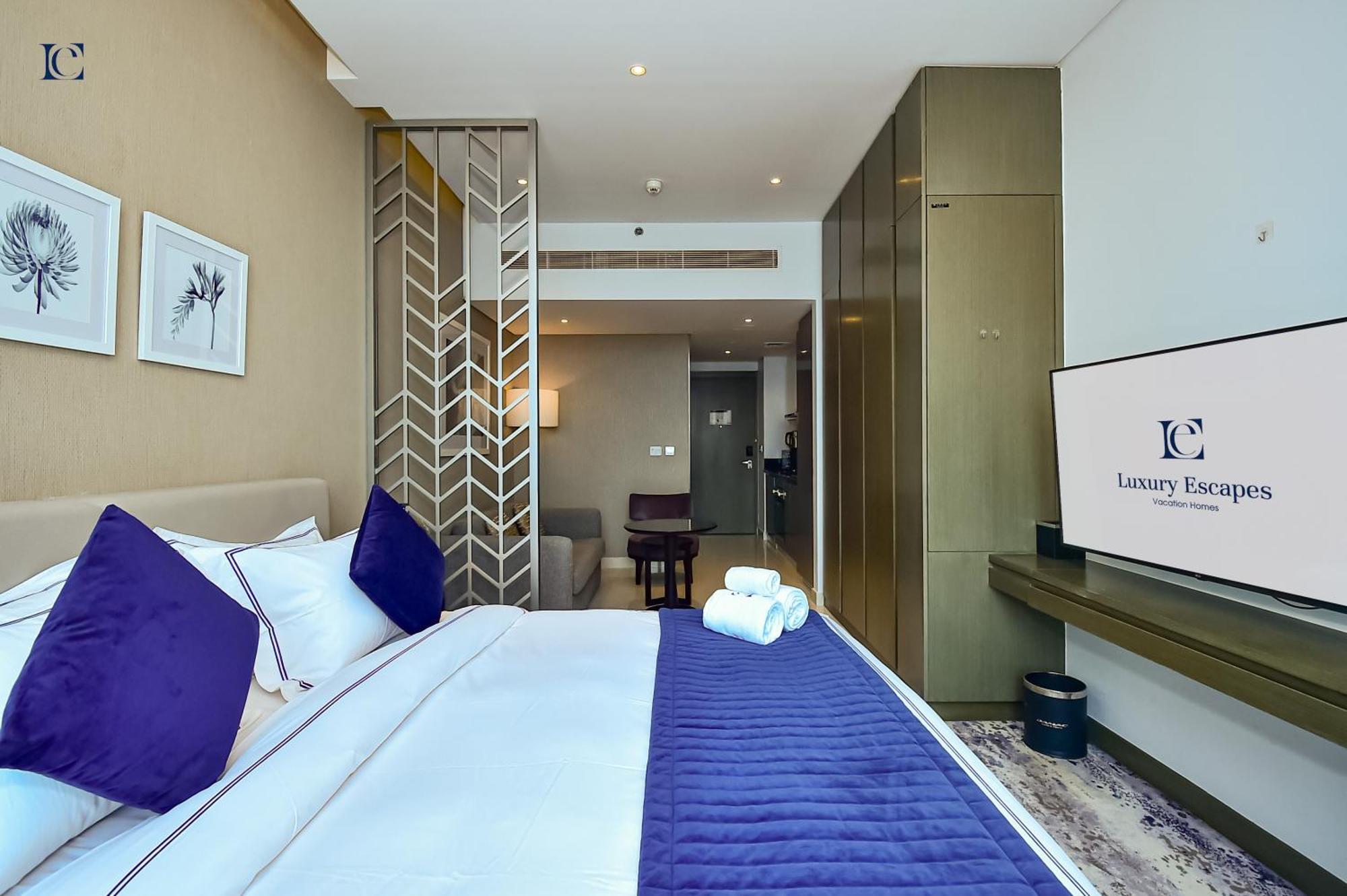 Luxury Escapes - Damac Maison Prive - Canal View Apts - Near Mall Appartamento Dubai